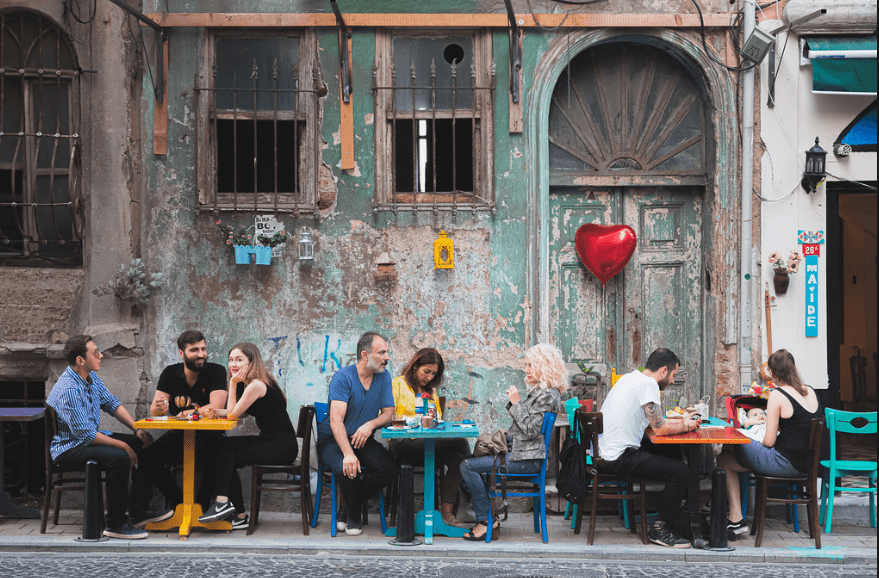 Balat Café in Istanbul.